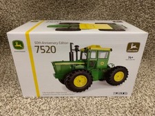 Unopened Prestige John Deere 7520 50th Anniversary 4wd Tractor Ertl 1/16 #45893