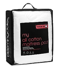 Bloomingdale's My All Cotton Mattress Pad, Twin XL