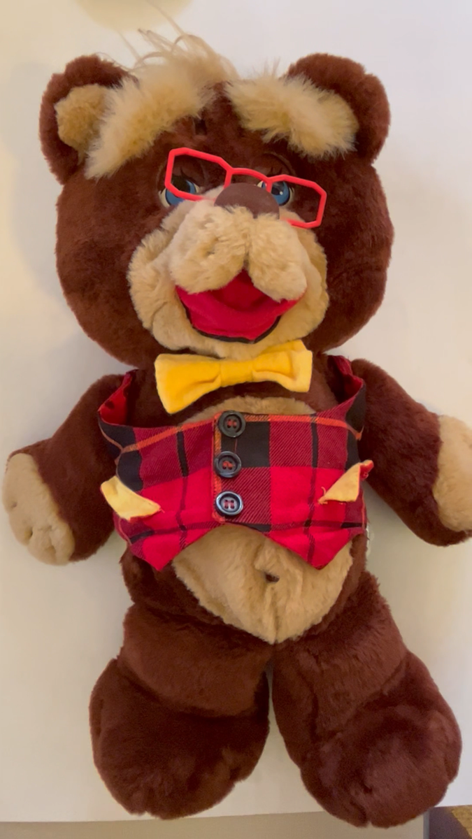 Vintage 1985 Lewis Galoob Talking Smarty Bear The Lovable Answer