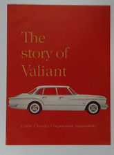 1960 The Story Of The Valiant 10-page Sales Brochure 692-7 1960 The Story Of The Valiant 10-page Sales Brochure 692-7