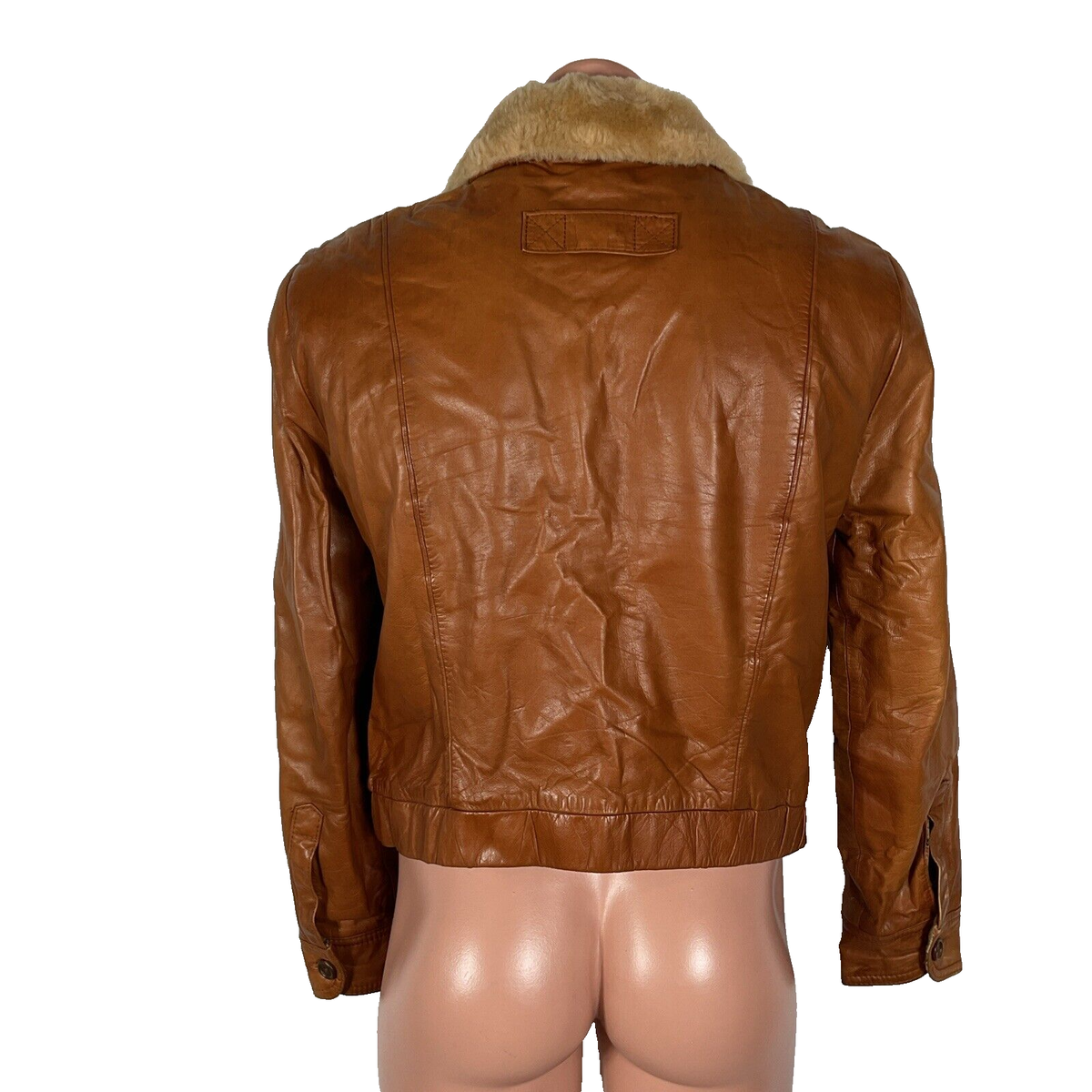 Vintage Crae Carlyle 1970s Brown Fur Collared 100% Leather Vintage Crae Carlyle 1970s Brown Fur Collared 100% Leather