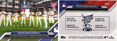 2024 MLB Topps NOW 425 ASG HR DERBY HITTERS WITT GUNNAR BOHM ALONSO TEO PR=1366