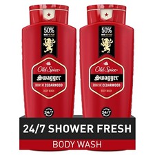 Old Spice Body Wash for Men, 24/7 Shower Fresh with Lasting Scent, 24 fl oz 2PK