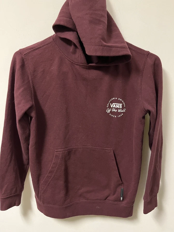 VANS OFF THE WALL CALIFORNIA ORIGINAL Hooded Hoodie Sweatshirt Youth Size M - Image 2 of 4