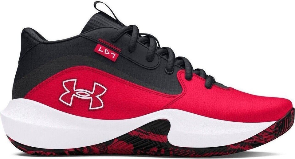 Under Armour Lockdown 7 Red Black for sale | eBay display picture 2