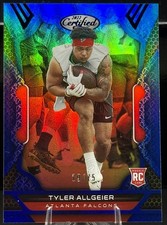 Tyler Allgeier 2022 Panini Certified #173- Blue Mirror Rookie /75 Falcons RC!