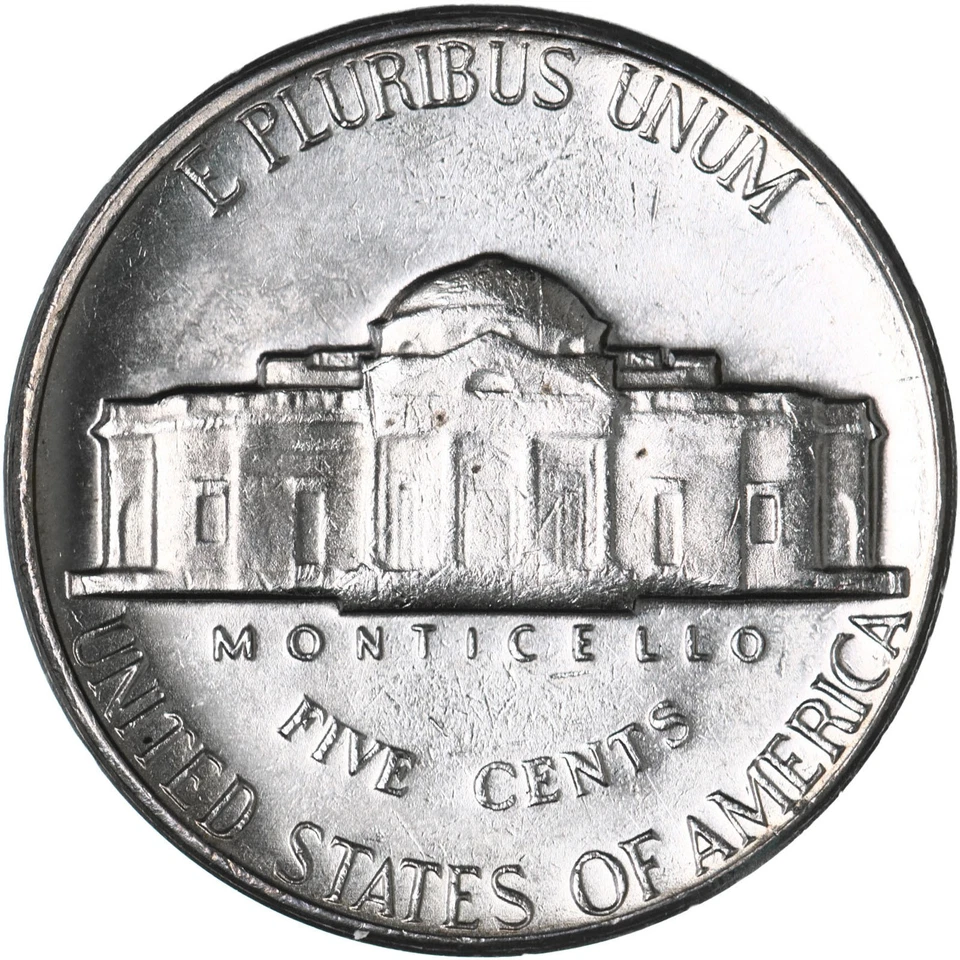 1966 (P) Jefferson Nickel BU US Coin - Image 2 of 4