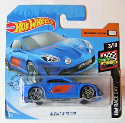 Hot Wheels - Alpine A110 Cup Edtion - Blau - 1:64 - HW Race Day 2020 - GHC49