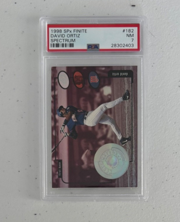 David Ortiz #182 (Baseball Cards 1998 SPx Finite) — is it worth grading?