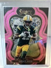 2025 Panini Select Football Pink Glitter Jayden Reed #366