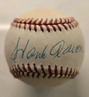 HANK AARON Autographed MLB Baseball PSA DNA Signed Official National League...