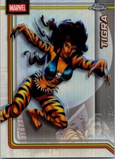 2026 Topps Chrome Marvel Comics #179 Tigra Refractor