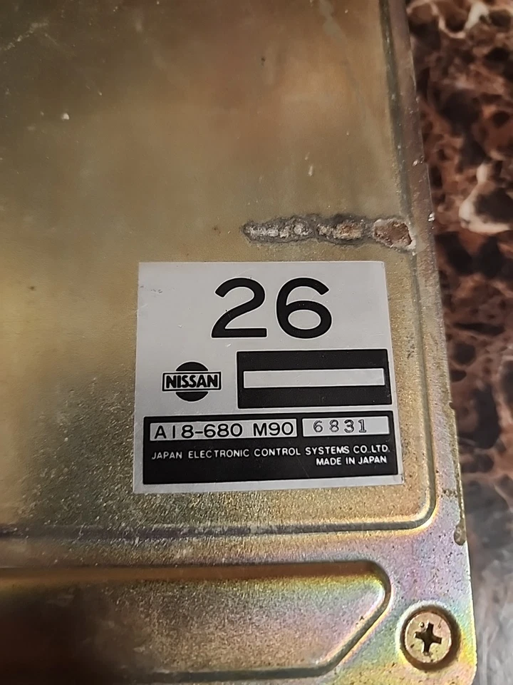 1987 300ZX Turbo ECU ECM Motor Computador OE 5 Velocidades Manual OEM 87 3.0 Z31-VG30ET - Imagem 2 de 4