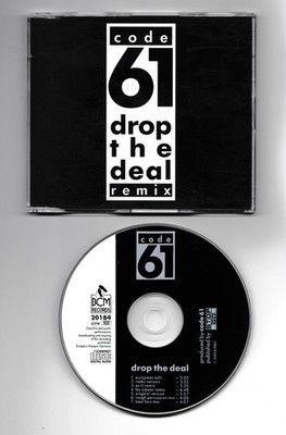 CODE 61 Drop The Deal (Remix) 7TR CD Original + Radio Version + Remixes SEHR GUT