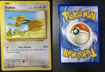 DODUO 69/108 EVOLUTIONS REVERSE HOLO POKEMON NEAR MINT