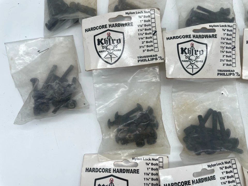 Lote de herrajes para monopatín Khiro - Phillips Flat and Trusshead 1-1/2 - 1-3/4 Foto 4 de 4
