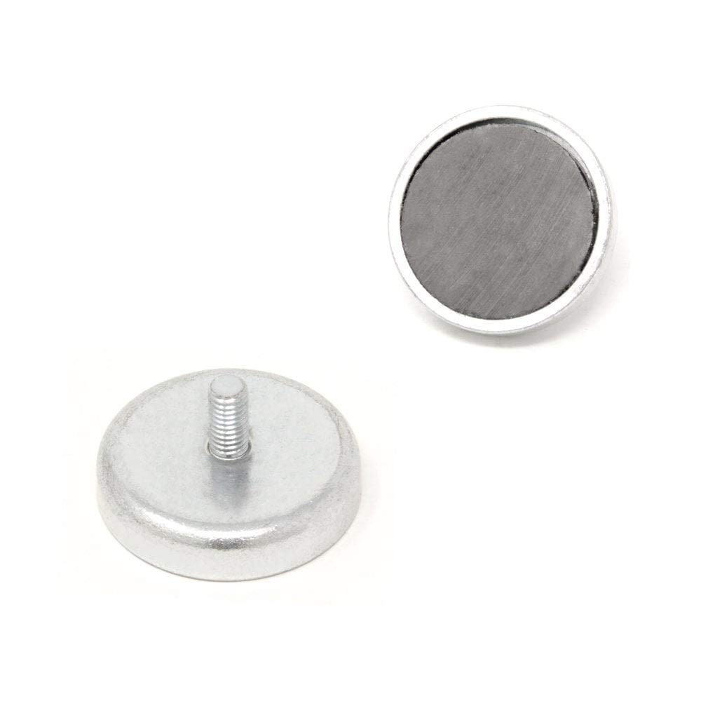 Ferrite Pot Magnet with M5 External Thread for Arts, Crafts, Model Making, DIY