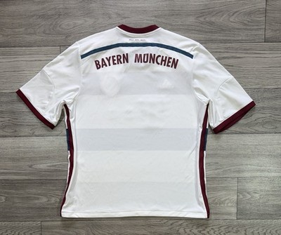 BAYERN MUNICH 2014 2015 AWAY FOOTBALL SHIRT SOCCER JERSEY ADIDAS