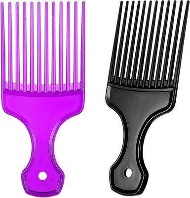 2 Piece Hair Pi b Plastic Afro Pi Detangling Lifting b Wide