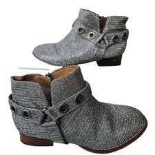 GB Girls Boots Size 2m Old Gold Glitter Sparkle Ankle Boots