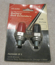 Vintage New Old Stock Sears Battery Bolt Extenders Size 4 Made in the USA
