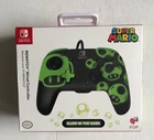 Nintendo Switch - PDP Super Mario Wired controller 1-UP Glow in the dark New