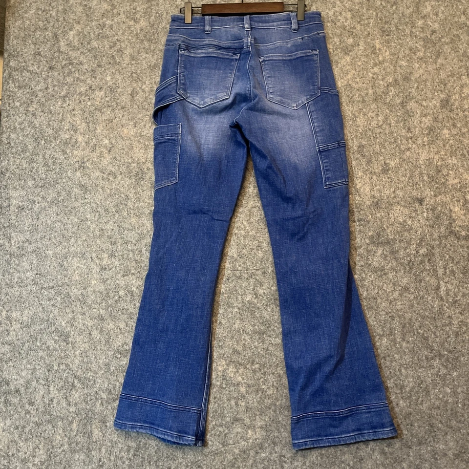 Pantalones de carpintero ajustados de doble frente 6/30 denim Dovetail Workwear para mujer Foto 3 de 4