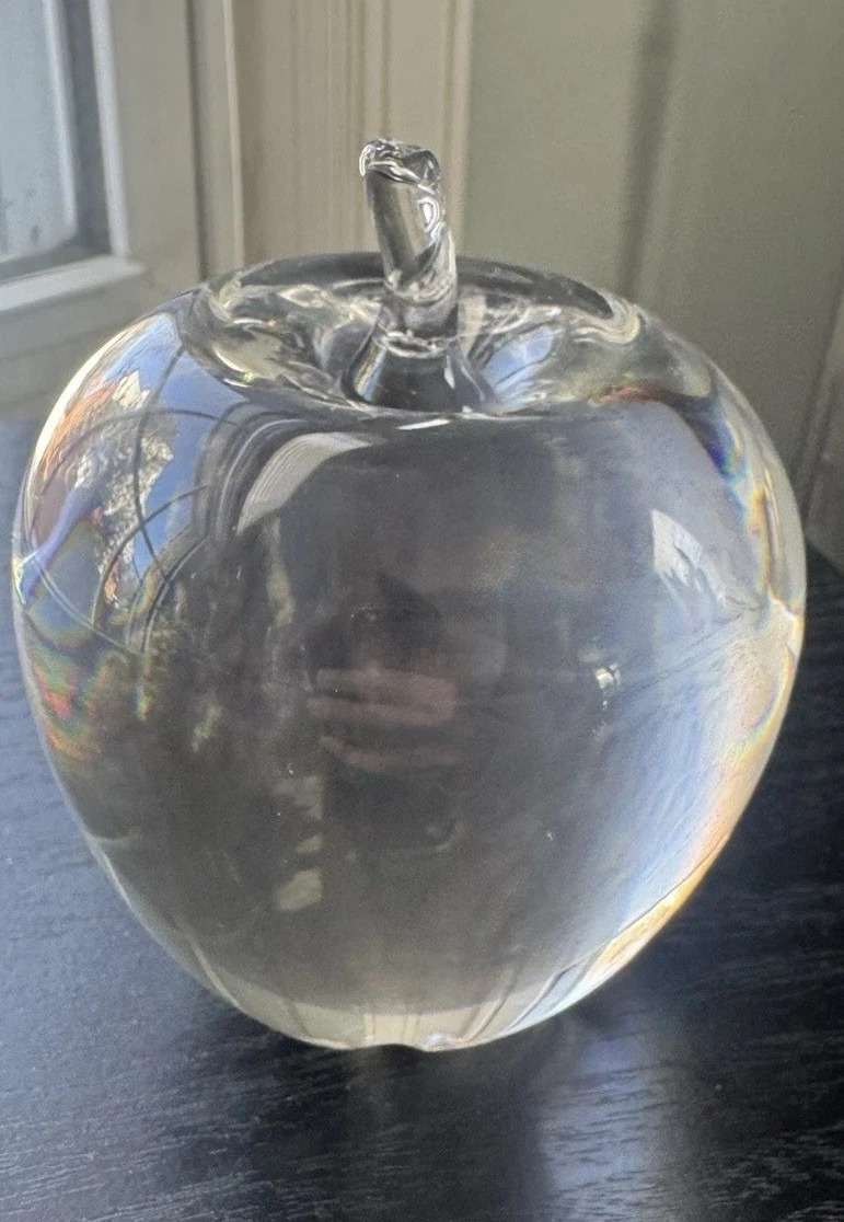 Steuben Crystal Apple for sale | eBay