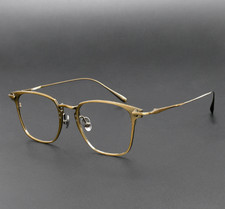 Men Retro Antique Diamond Pure Titanium Full Rim Eyeglass Frame Eyewear Women
