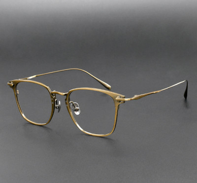 Men Retro Antique Diamond Pure Titanium Full Rim Eyeglass Frame Eyewear Women