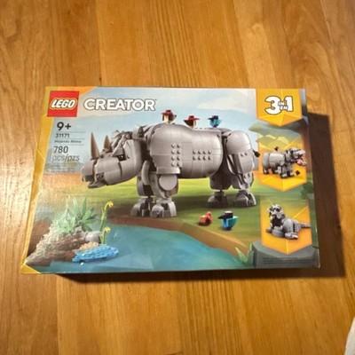 LEGO Creator Majestic Rhino 31171 3 in 1 Complete Set 780 Pieces