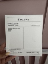 BIODANCE Hydro Cera-Nol Real Deep Mask Sheet Box of 4 Overnight Sleep. Brand New