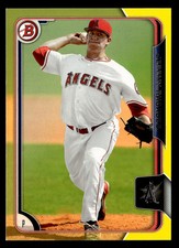 2015 Bowman #BP15 Jeremy Rhoades Prospects Yellow Card