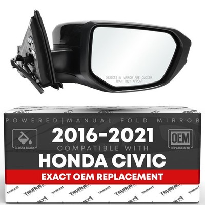 Passenger Side Mirror Replacement - Compatible with 2016-2021 Honda Civic - P...