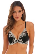 Wacoal WA853291 Black Embrace Lace Plunge Bra