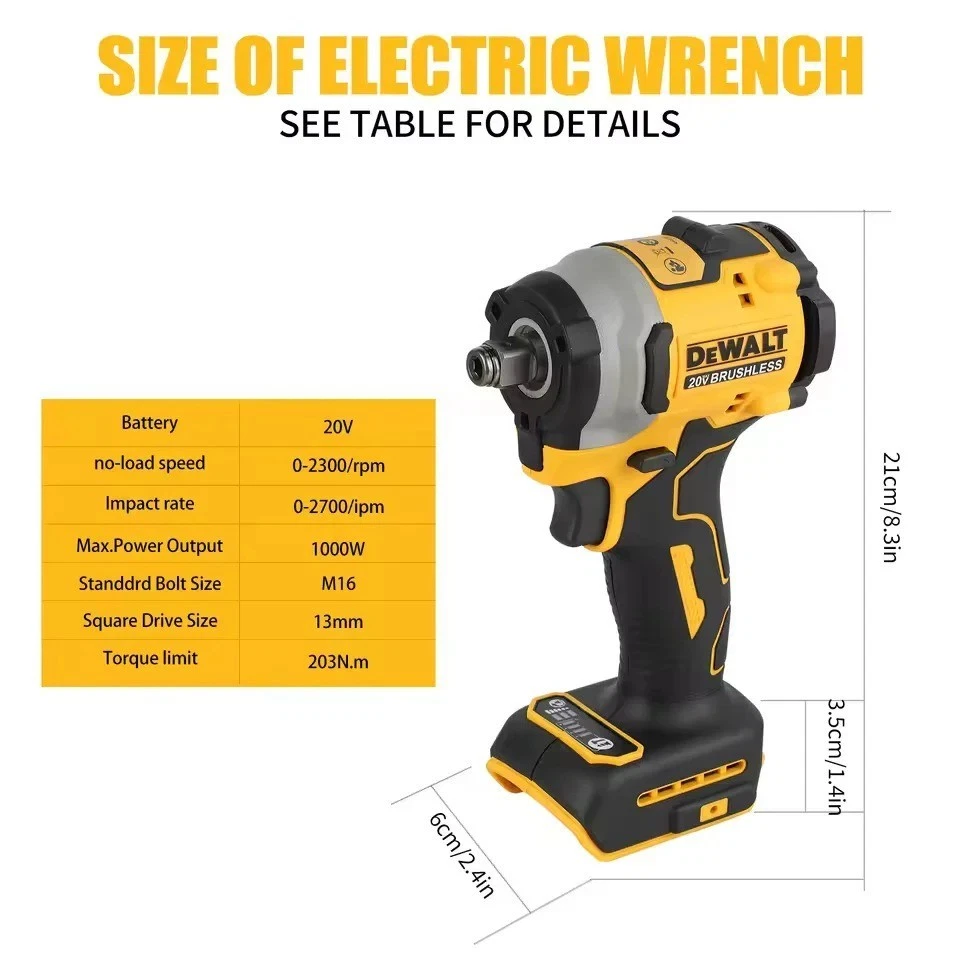 Brand New DeWALT DCF850B ATOMIC 20V 1/4" 3-Speed Impact Driver Tool Only - Image 4 of 4