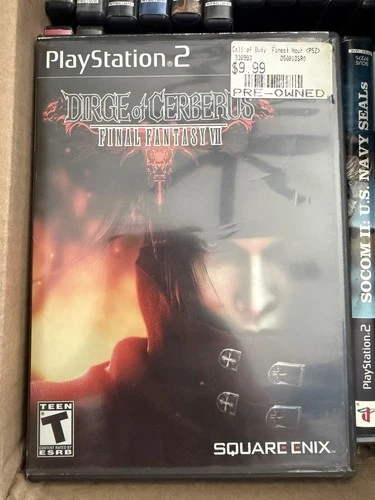 Dirge of Cerberus Final Fantasy VII Sony PlayStation 2 Game with Manual