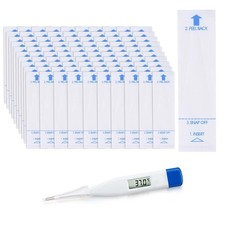 100 Pack Disposable Thermometer Probe Covers Digital Thermometers Sleeves