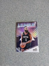 James Harden 2018 2019 Panini Donruss Optic League Leaders Purple Prizm # 1