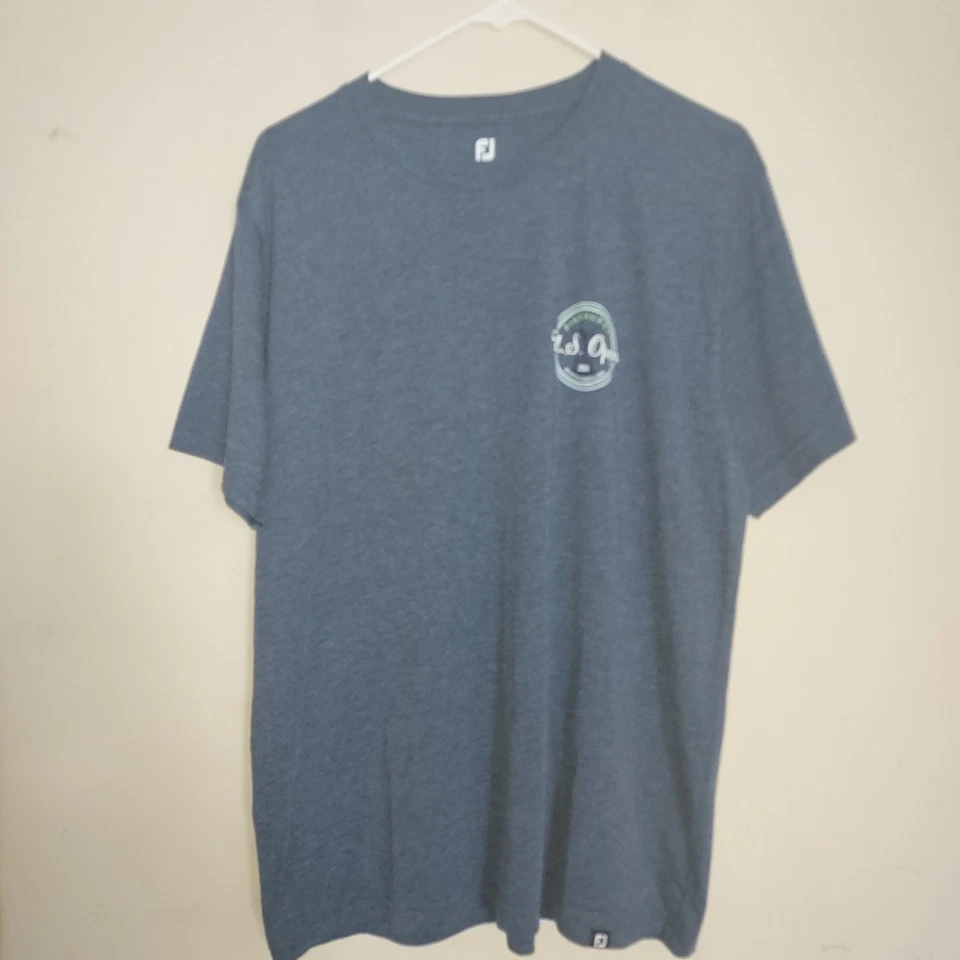 Pinehurst No. Camiseta para hombre 2 U.S. Open 2024 Footjoy manga corta mediana azul Foto 2 de 4