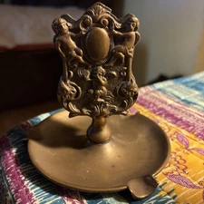 1900 M Lowenstein Brass Antique Ashtray