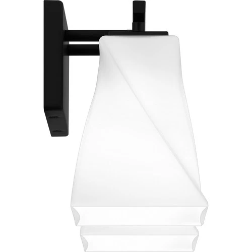 Stetson 2-Light Bathroom Vanity Light in Matte Black - Picture 4 of 5