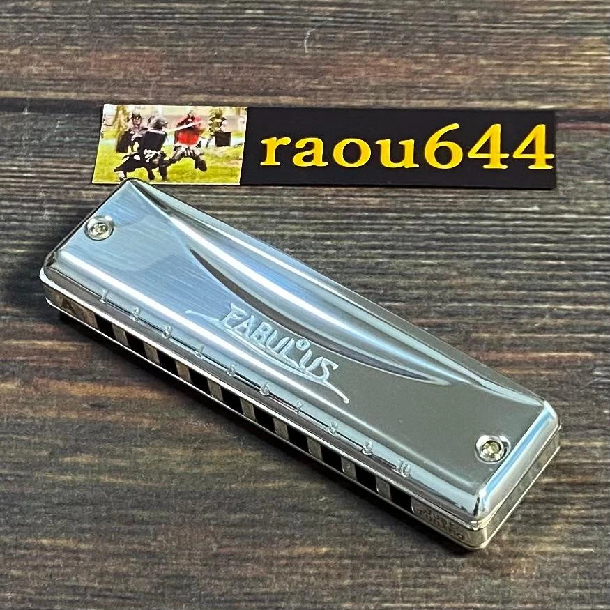 SUZUKI F-20E Bb Key FABULOUS 10 hole Diatonic Harmonica from Japan - Image 4 of 4