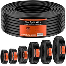 100% Pure Copper ETL Listed 14-4 Mini Split C...
