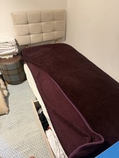 Single Plush Divan Bed Set 3FT Drawer Option With Mattress for Children & Adults