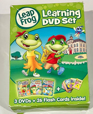 LeapFrog Learn Early Educational 3 DVDs Set For The Alphabet and Phonics Skills