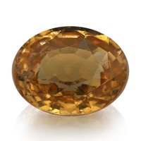 Cavill Ring Sterlingsilber Grossular 6,59Ct Oval Honig Echtschmuck Damen
