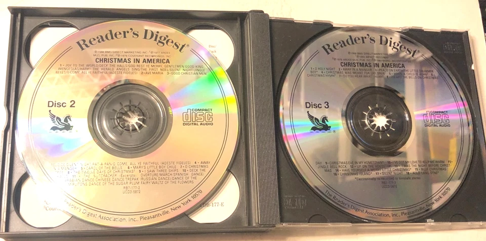 Readers Digest Christmas In America 4x CD Box w Bonus Radio City Music Hall Disc - Image 4 of 4