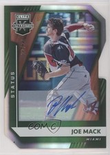 2021 Elite Extra Edition Status Signatures Die-Cut 22/22 Joe Mack #31 Auto 0c6