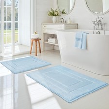 Granny Says 2-Piece Bathroom Rug Set Soft Non Slip Washable Absorbent Bath Mats